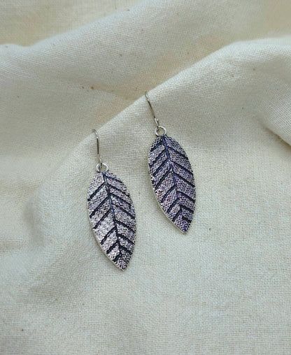 Oxidised Silver Earrings S112