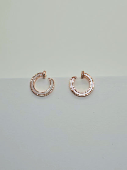 Rose Gold Studs K122