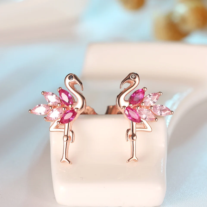 Flamingo Studs