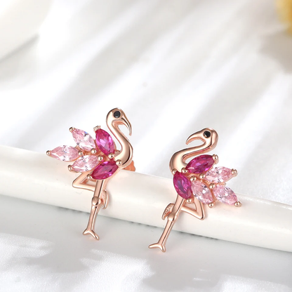 Flamingo Studs